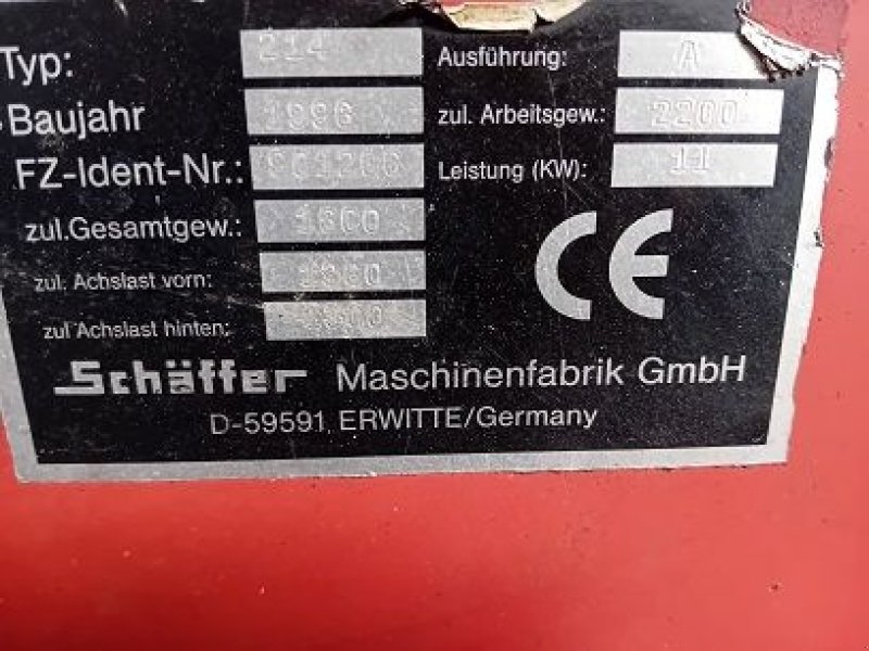 Hoflader of the type Sonstige 214, Gebrauchtmaschine in CHAPELON (Picture 5)