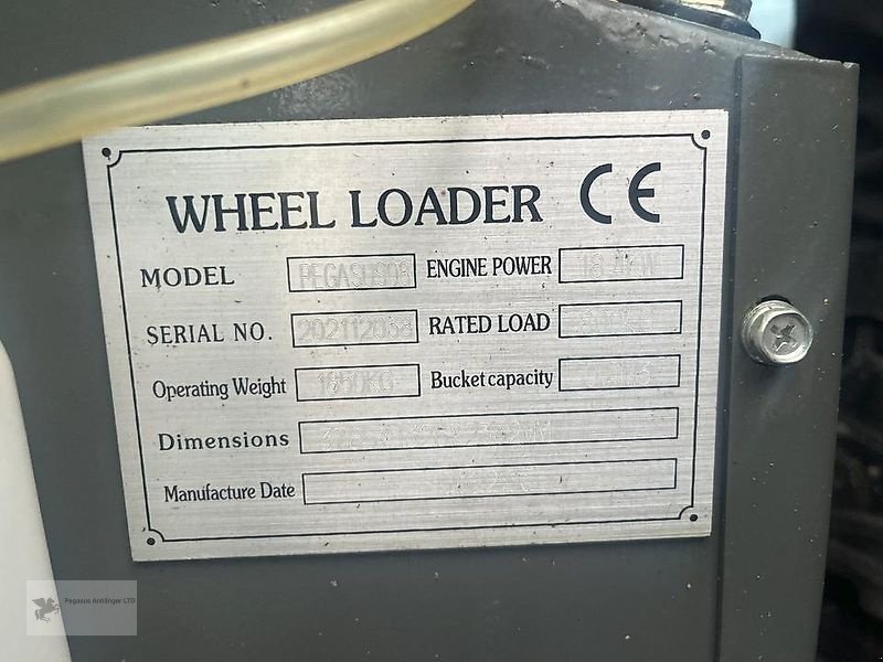 Hoflader του τύπου Sonstige Kima Pegasus 08 Hoflader Radlader 1.Hand, Gebrauchtmaschine σε Gevelsberg (Φωτογραφία 7)