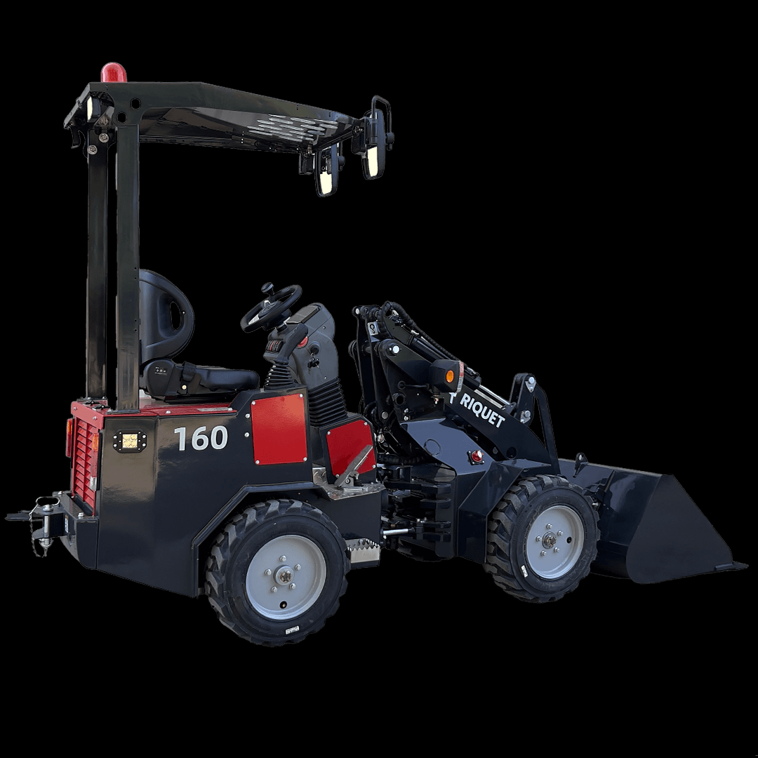 Hoflader Türe ait Sonstige Valet de ferme HR160 Riquet, Gebrauchtmaschine içinde LA SOUTERRAINE (resim 10)