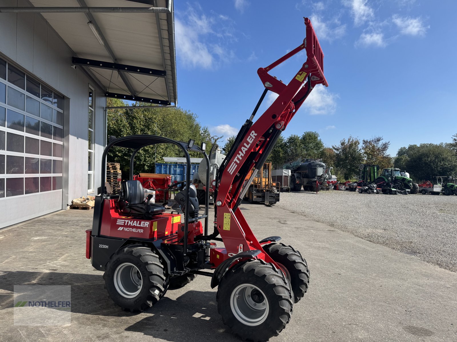 Hoflader of the type Thaler 2230 H, Neumaschine in Pforzen (Picture 8)