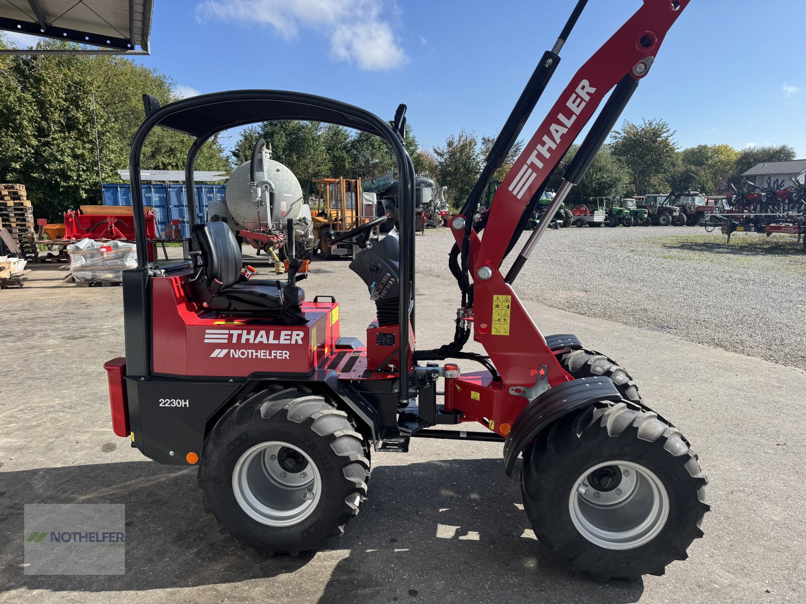 Hoflader of the type Thaler 2230 H, Neumaschine in Pforzen (Picture 11)