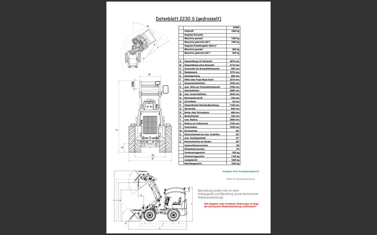 Hoflader of the type Thaler 2230 S, Neumaschine in Pischelsdorf (Picture 23)