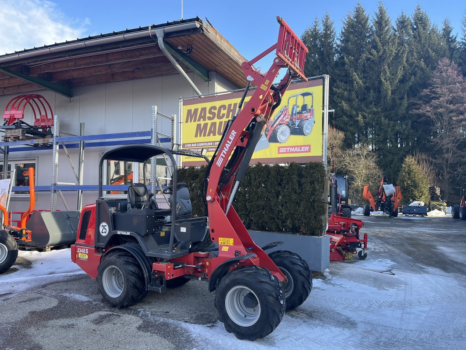 Hoflader типа Thaler 3348/S ohne DPF, Gebrauchtmaschine в Bad Leonfelden (Фотография 12)