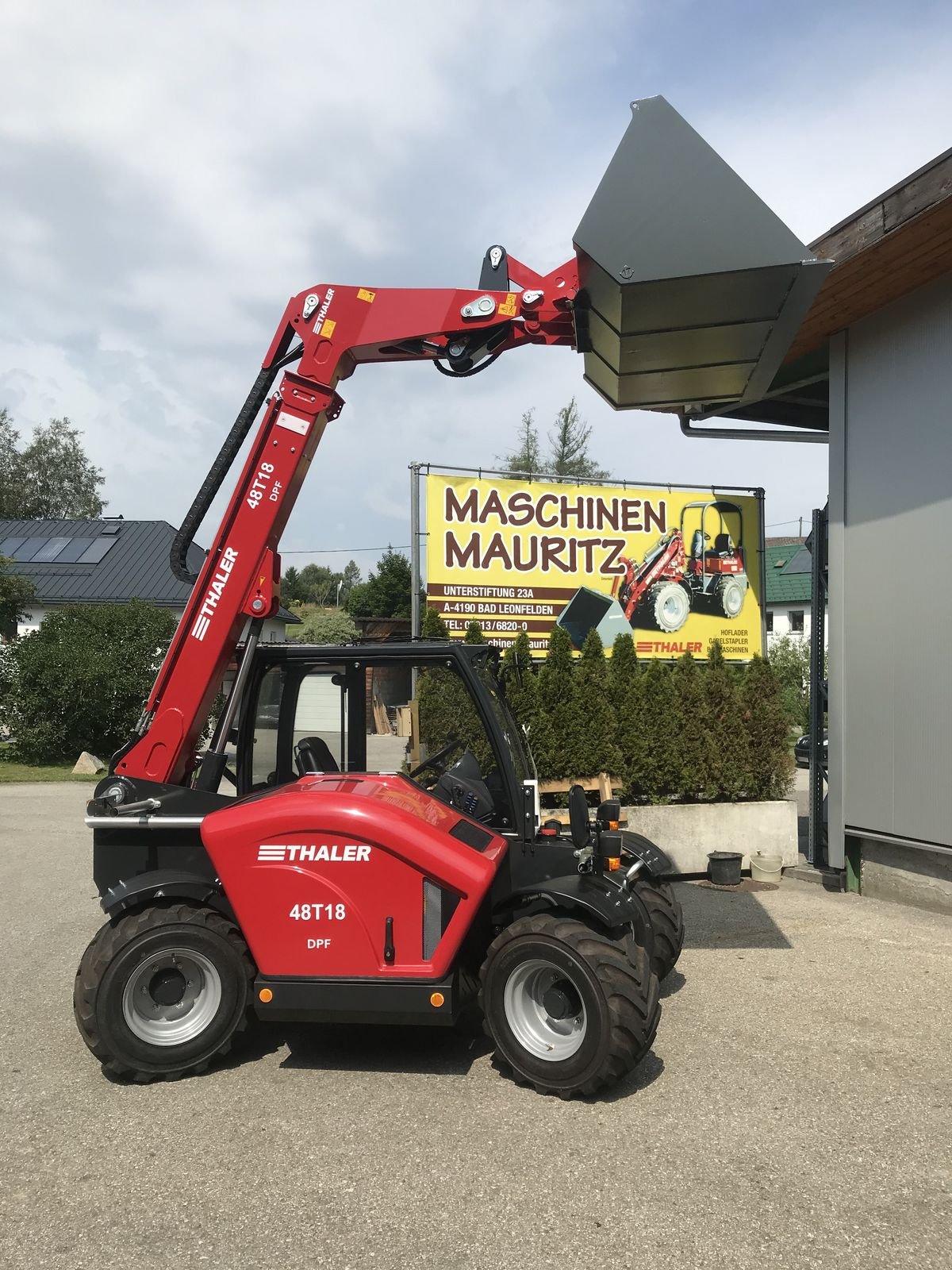 Hoflader of the type Thaler 48T18 DPF, Neumaschine in Bad Leonfelden (Picture 7)