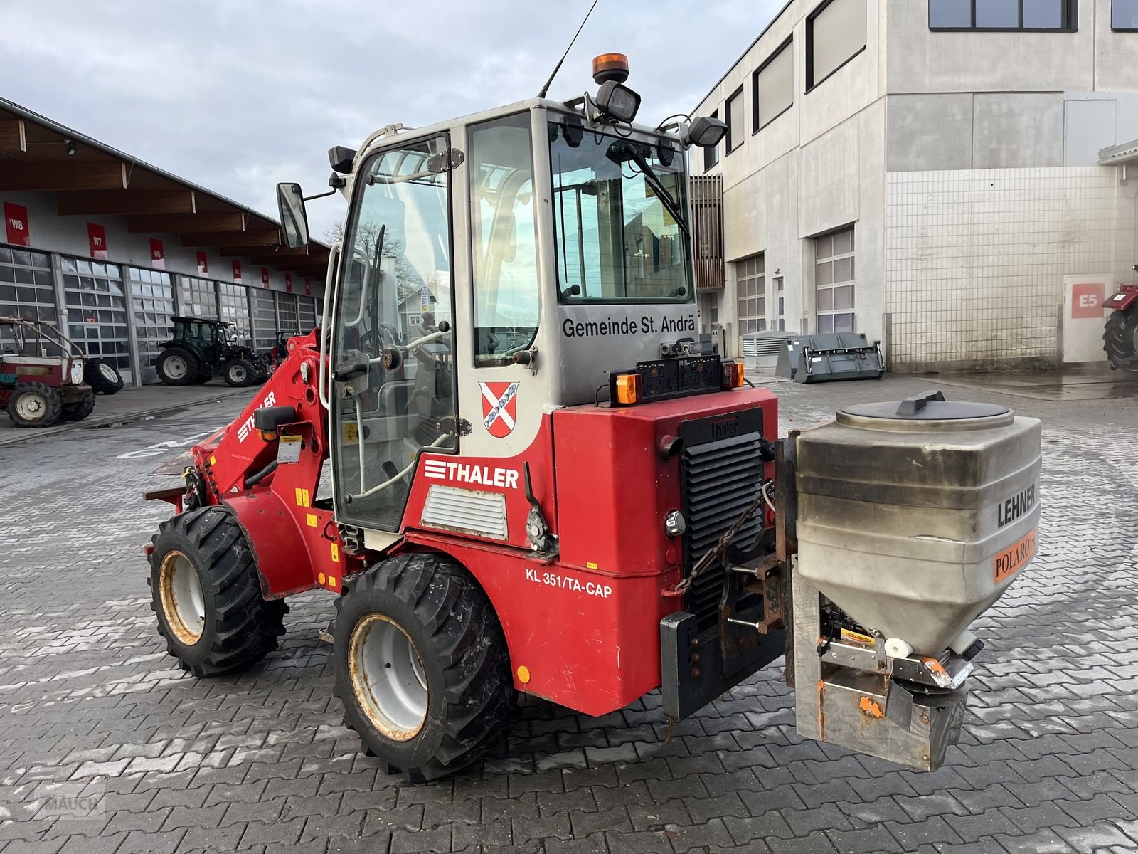 Hoflader of the type Thaler KL 351 TA Radteleskoplader, Gebrauchtmaschine in Burgkirchen (Picture 10)