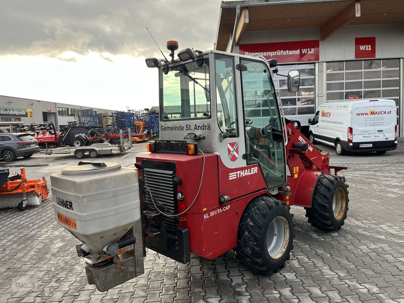 Hoflader of the type Thaler KL 351 TA Radteleskoplader, Gebrauchtmaschine in Burgkirchen (Picture 11)