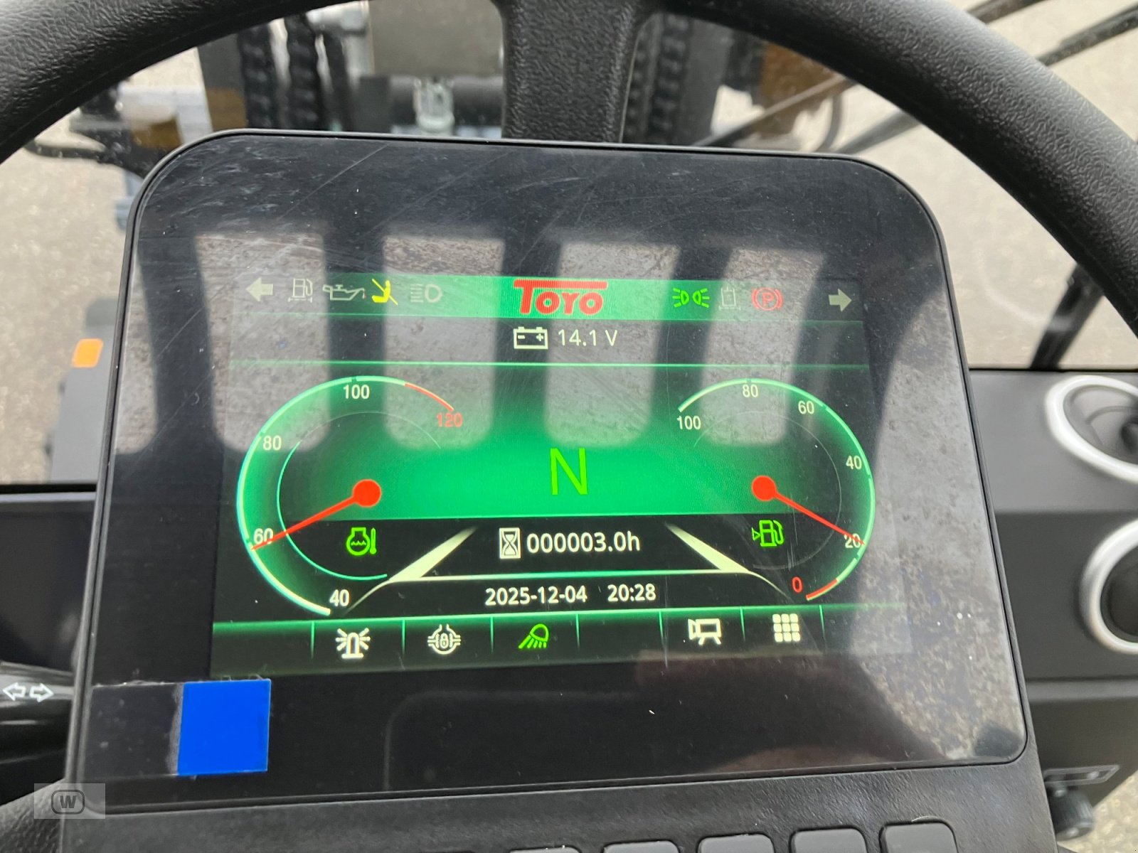 Hoflader of the type Toyo 826, Neumaschine in Zell an der Pram (Picture 22)