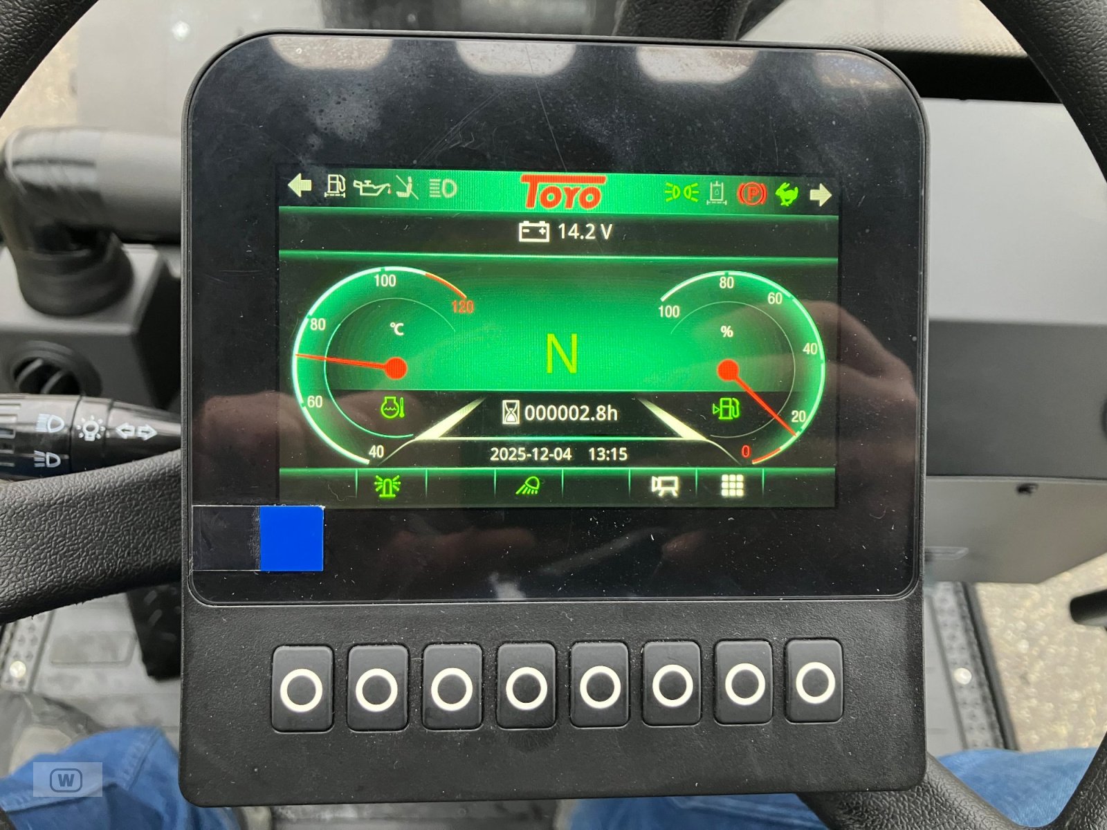 Hoflader Türe ait Toyo 836, Neumaschine içinde Zell an der Pram (resim 24)