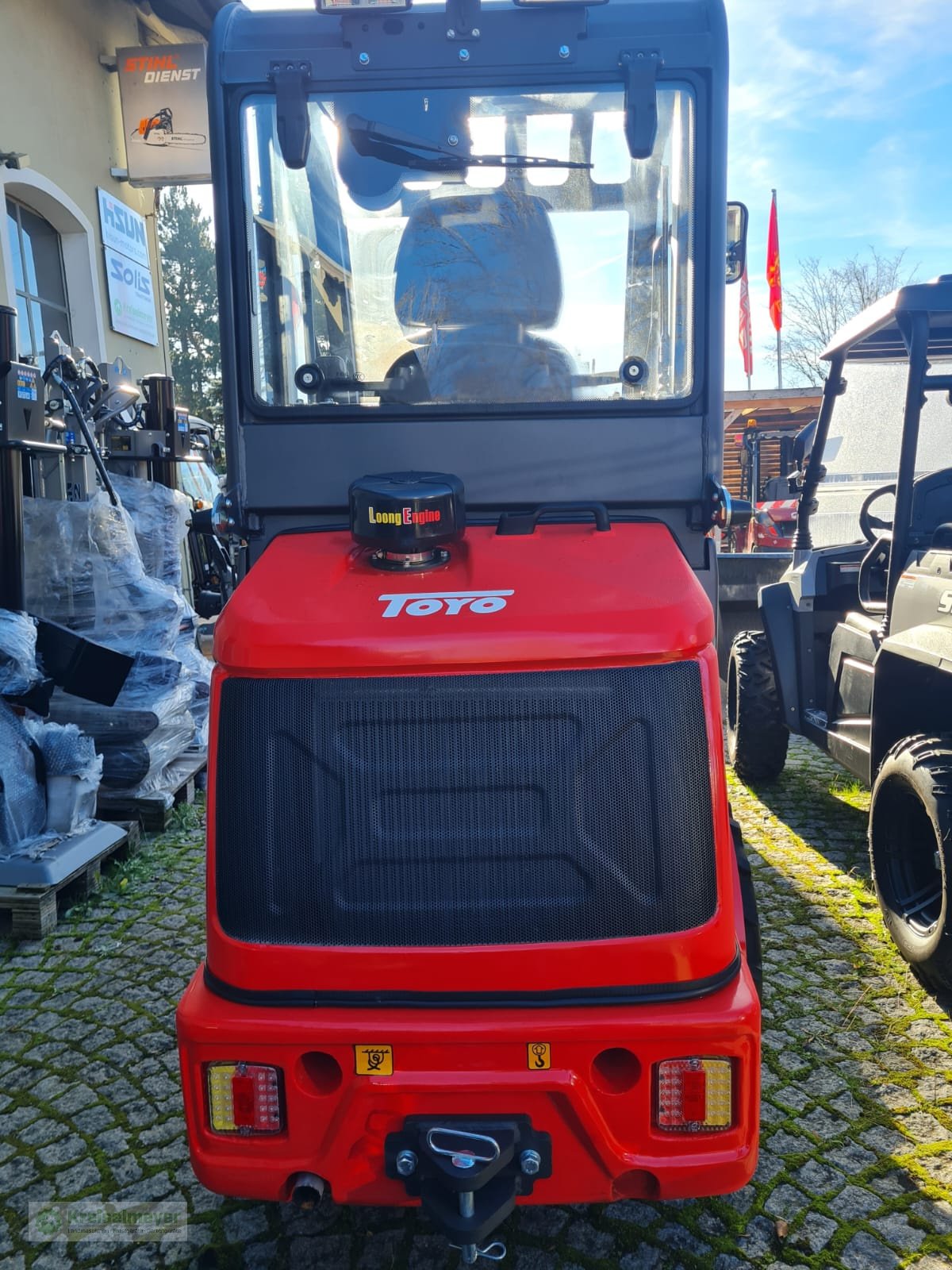 Hoflader des Typs Toyo 926 Kabine Euro-Aufnahme Sommeraktion + Schaufel + Palettengabel + Greifschaufel NEU, Neumaschine in Feuchtwangen (Bild 7)