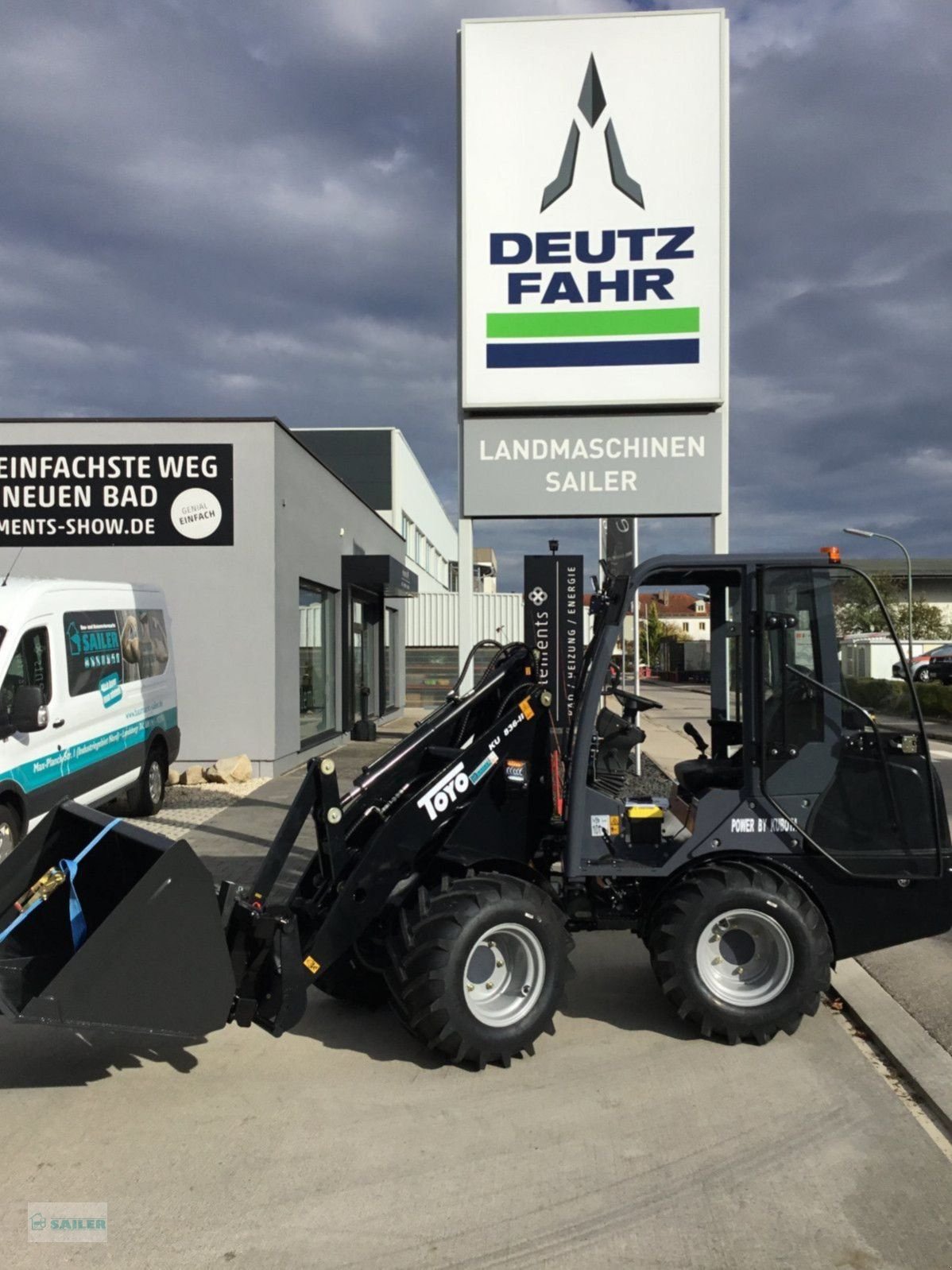 Hoflader des Typs Toyo KU 836 II Kubota Motor inkl. Schaufel & Gabel Black, Neumaschine in Landsberg (Bild 2)