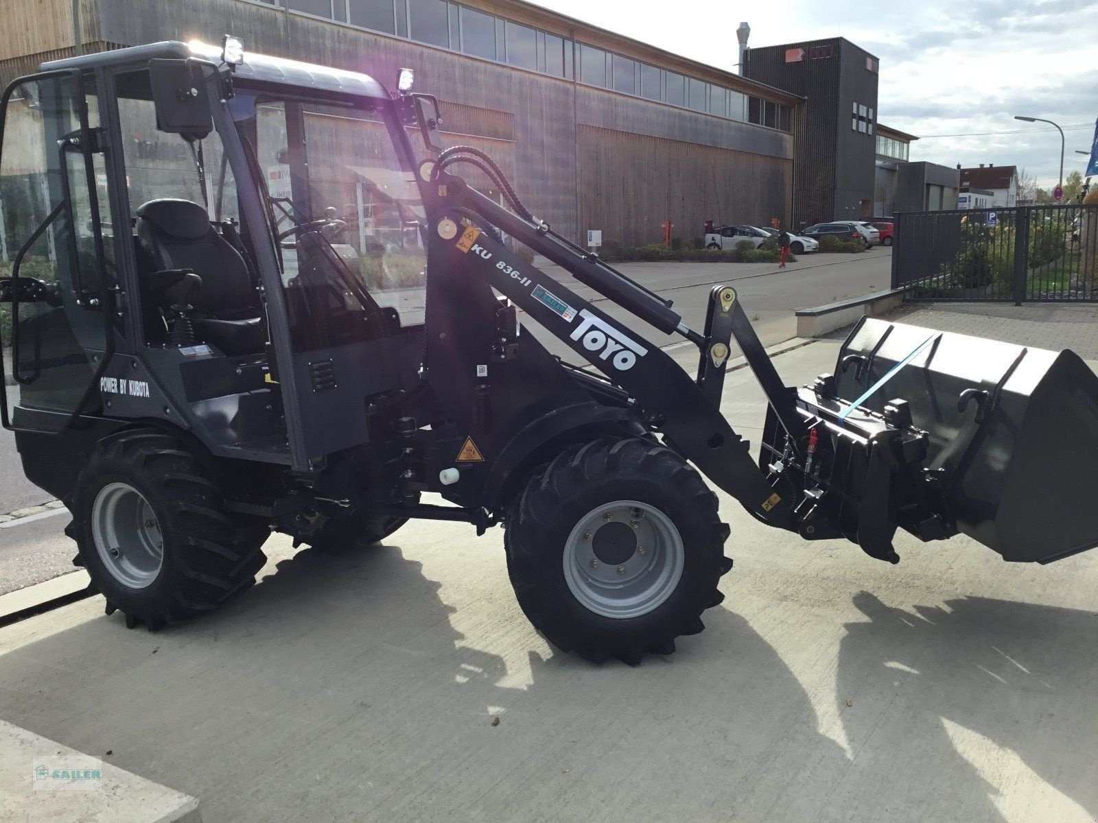 Hoflader des Typs Toyo KU 836 II Kubota Motor inkl. Schaufel & Gabel Black, Neumaschine in Landsberg (Bild 7)