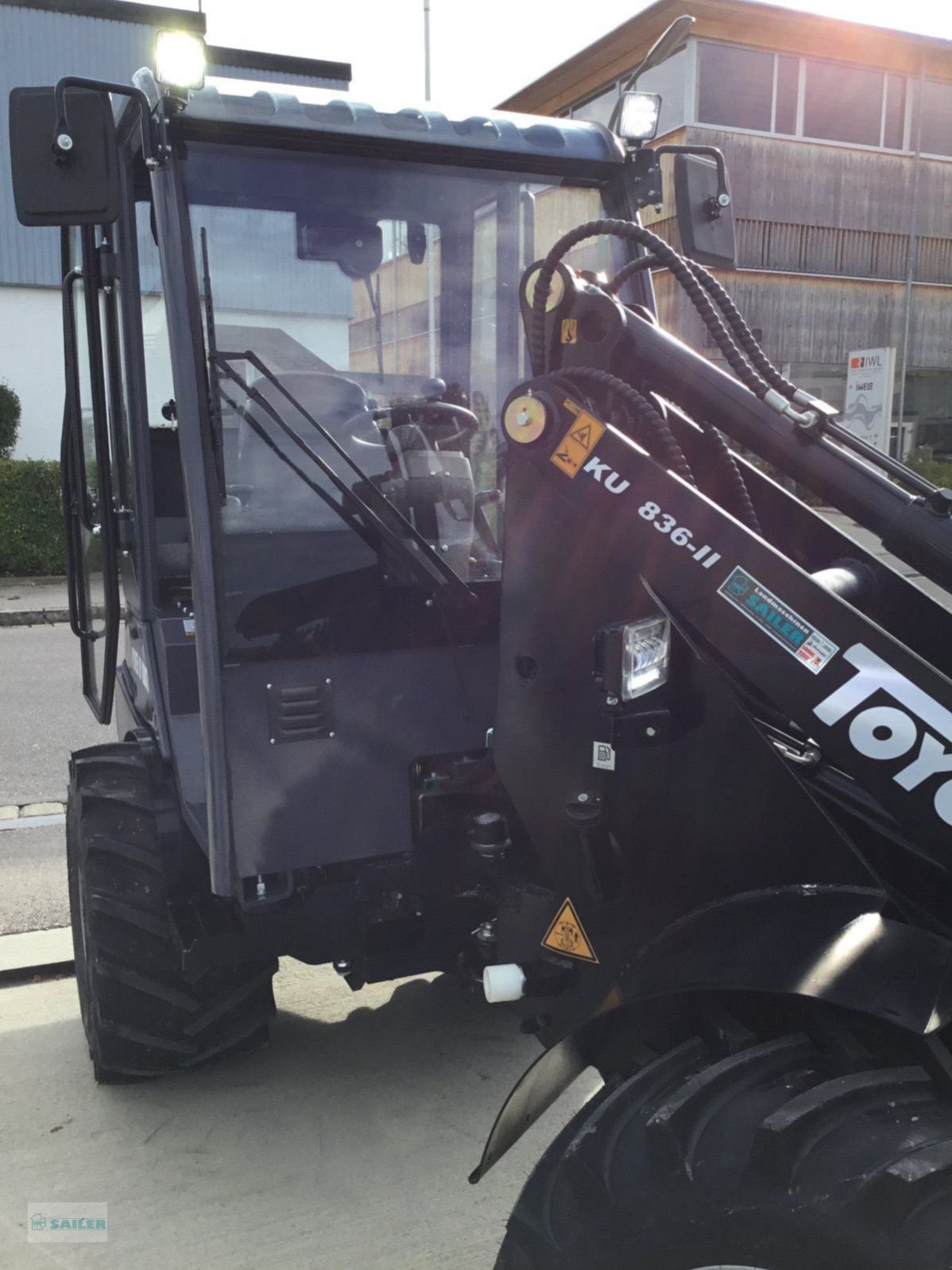 Hoflader des Typs Toyo KU 836 II Kubota Motor inkl. Schaufel & Gabel Black, Neumaschine in Landsberg (Bild 10)