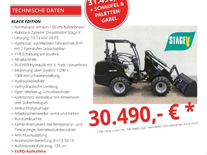 Hoflader of the type Toyo KU836-III m. Bügel, Neumaschine in Tännesberg (Picture 1)