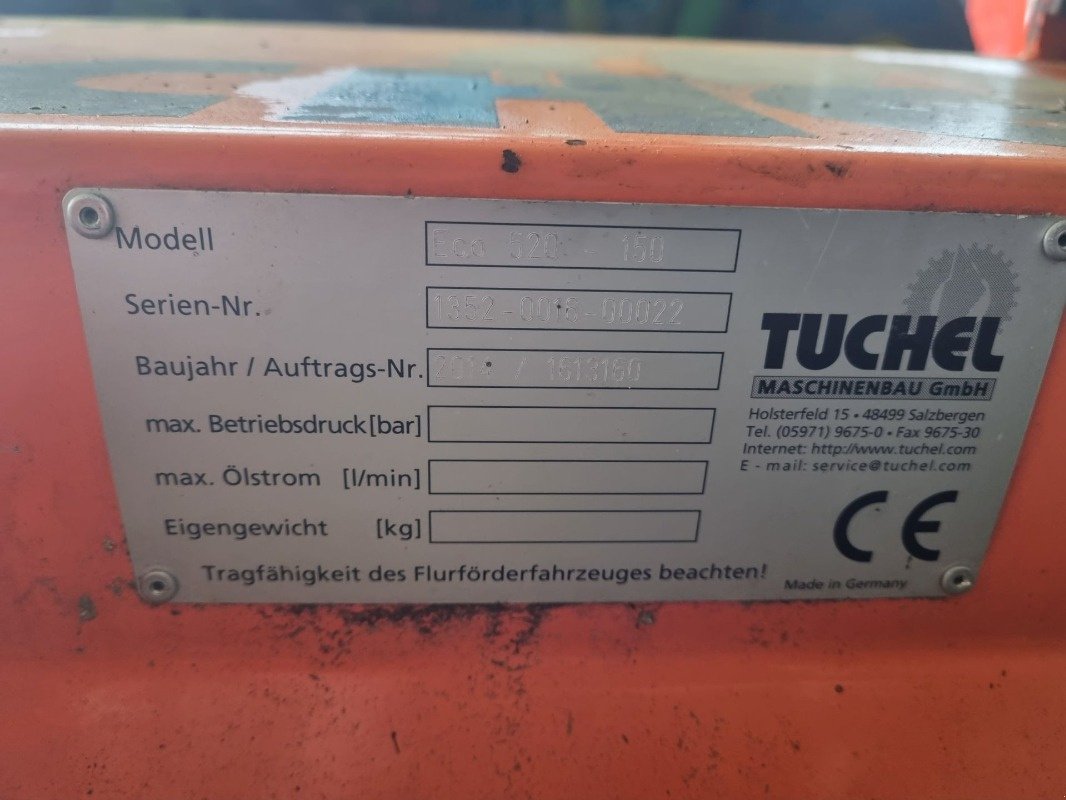 Hoflader des Typs Tuchel Kehrmaschine Eco 520-150, Gebrauchtmaschine in Neubrandenburg (Bild 3)