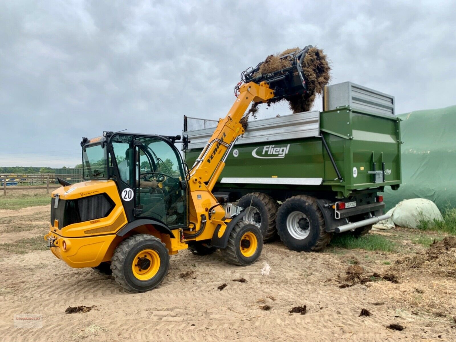 Hoflader типа Venieri 1.63D TL Tele-Radlader mit 40 Km/h, Gebrauchtmaschine в Tarsdorf (Фотография 7)