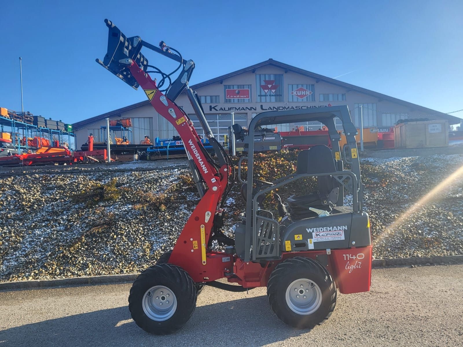 Hoflader of the type Weidemann  1140 light, Neumaschine in NATTERNBACH (Picture 1)