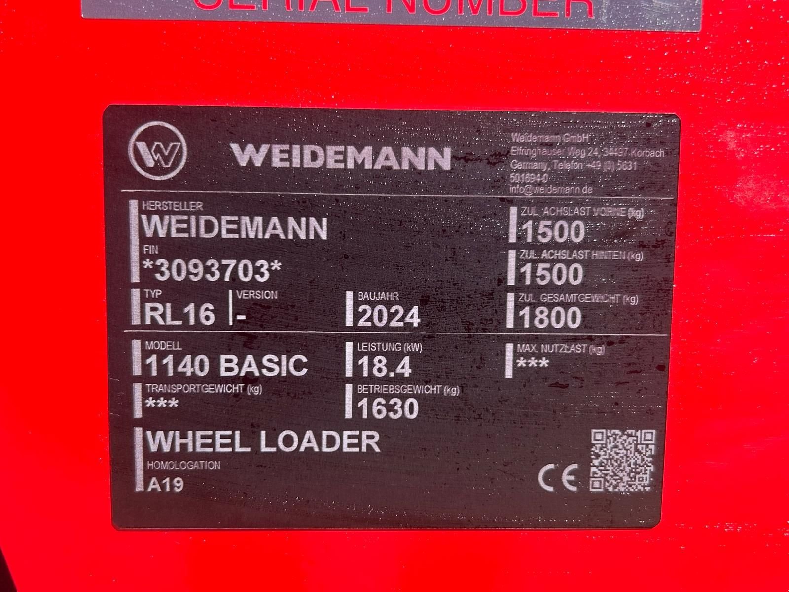 Hoflader du type Weidemann  1140 Light, Neumaschine en Kirchdorf (Photo 15)