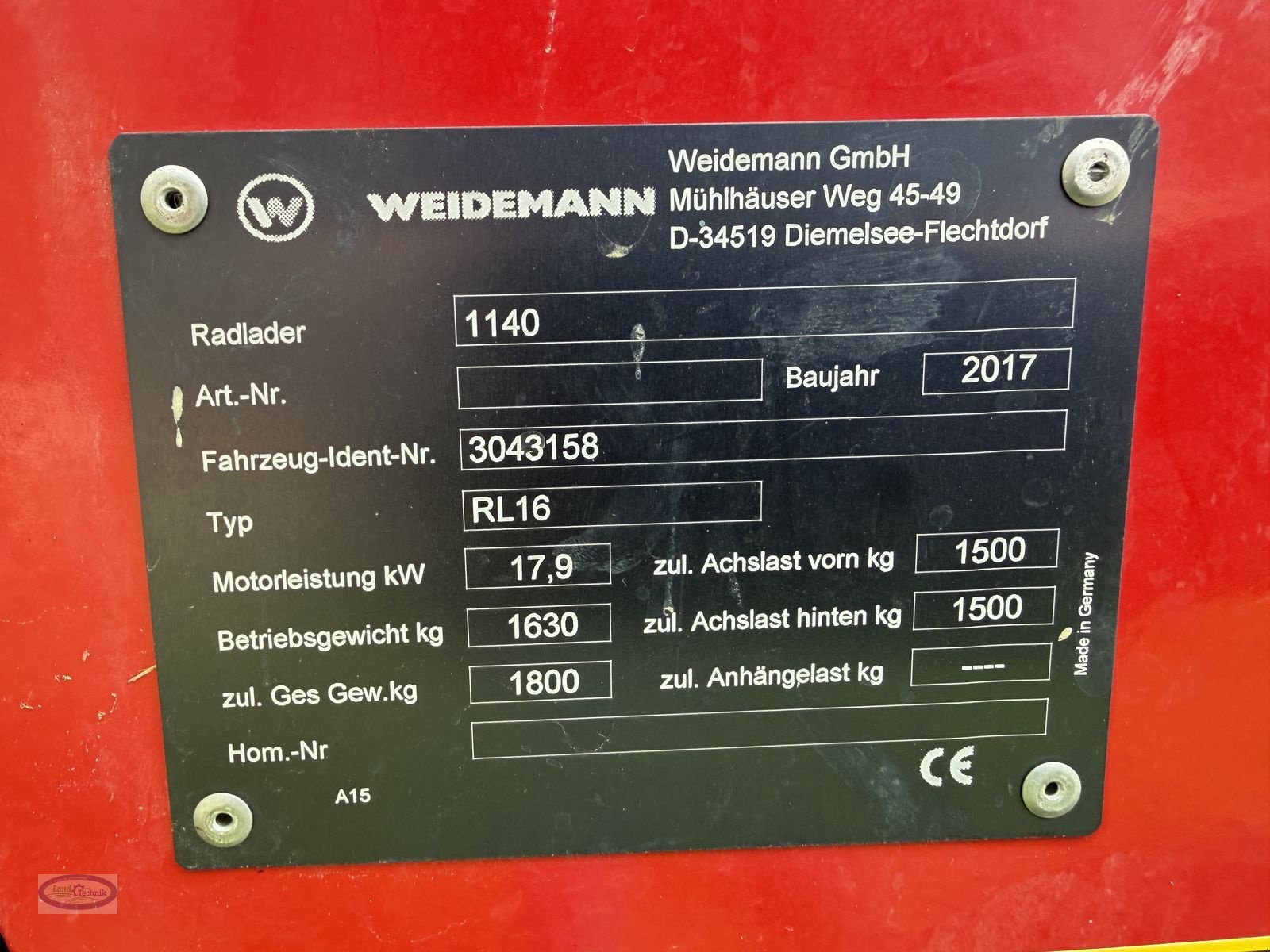 Hoflader typu Weidemann  1140 light, Gebrauchtmaschine v Münzkirchen (Obrázek 4)