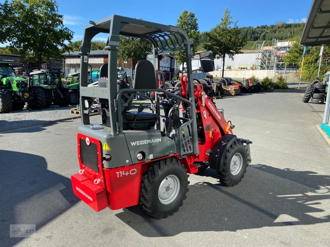 Hoflader des Typs Weidemann  1140, Neumaschine in Eslohe–Bremke (Bild 2)