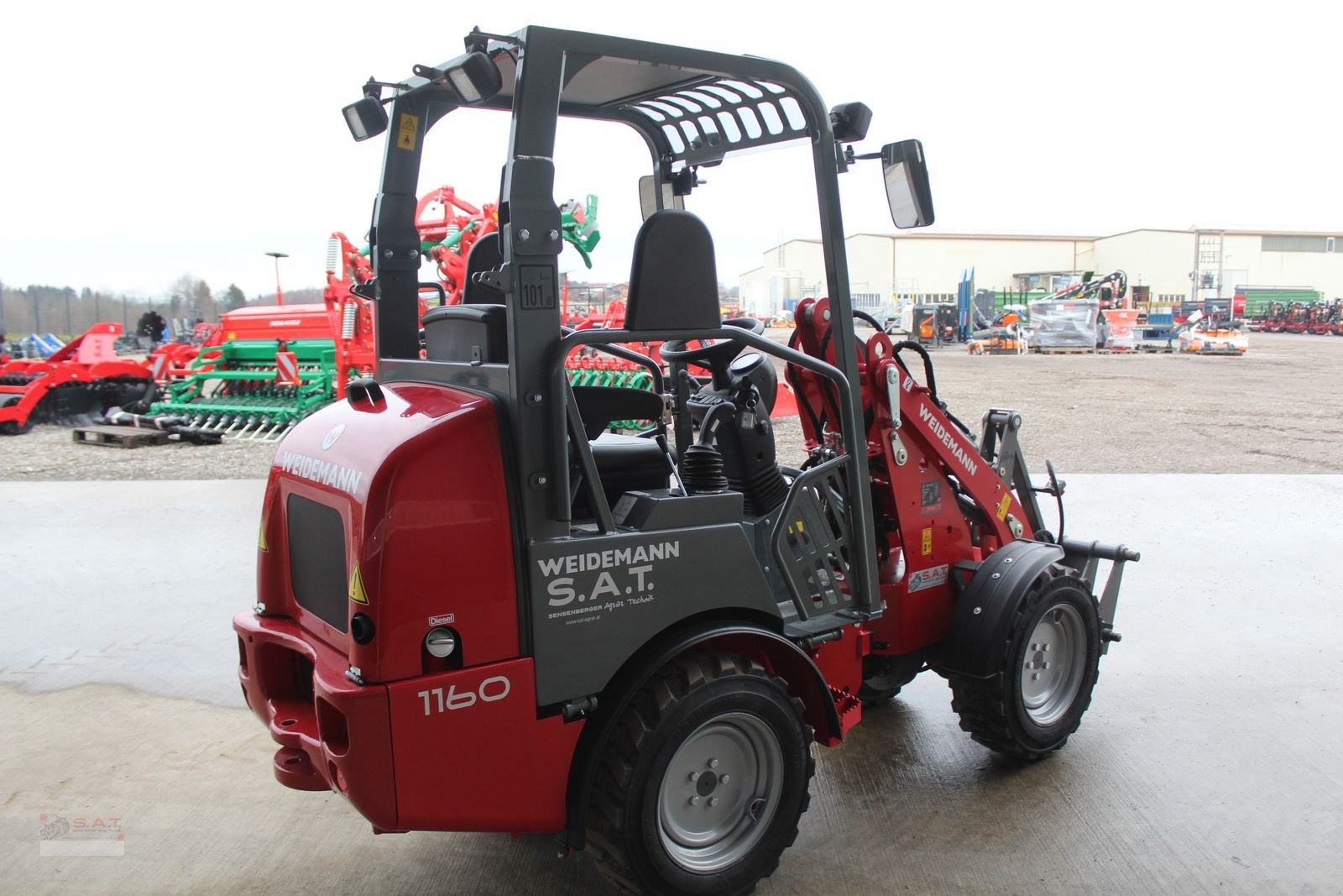 Hoflader del tipo Weidemann  1160-11 Stunden, Vorführmaschine en Eberschwang (Imagen 5)