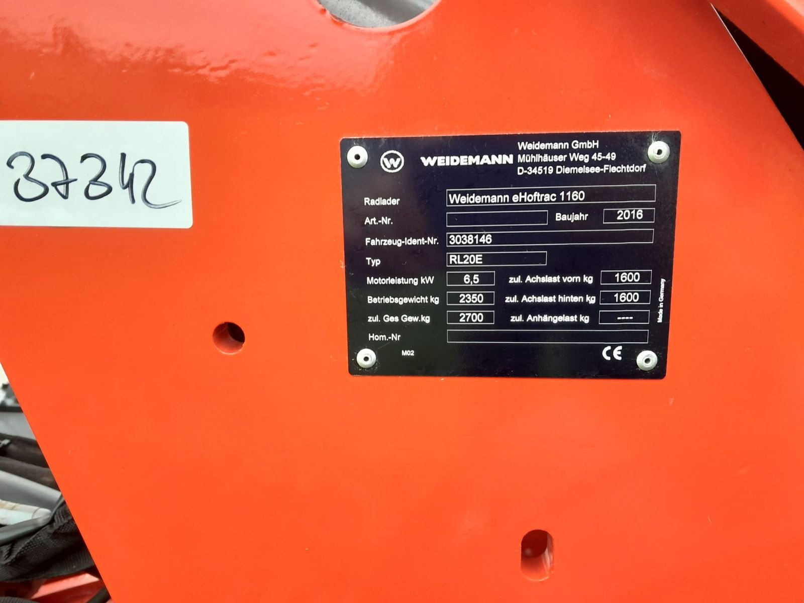 Hoflader of the type Weidemann  1160 e-Hoftrac, Gebrauchtmaschine in Hopfgarten (Picture 8)