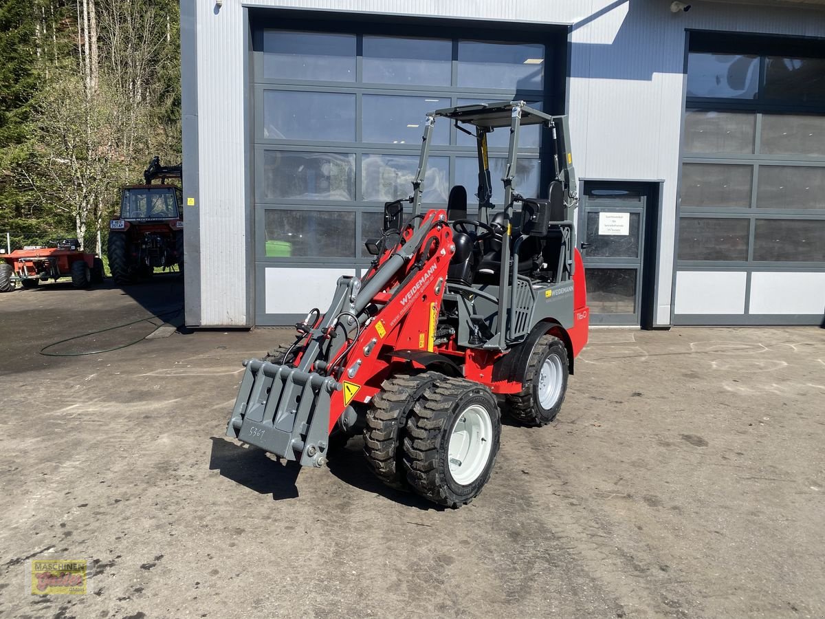Hoflader a típus Weidemann  1160 mit Fahrerschutzdach, Neumaschine ekkor: Kötschach (Kép 21)