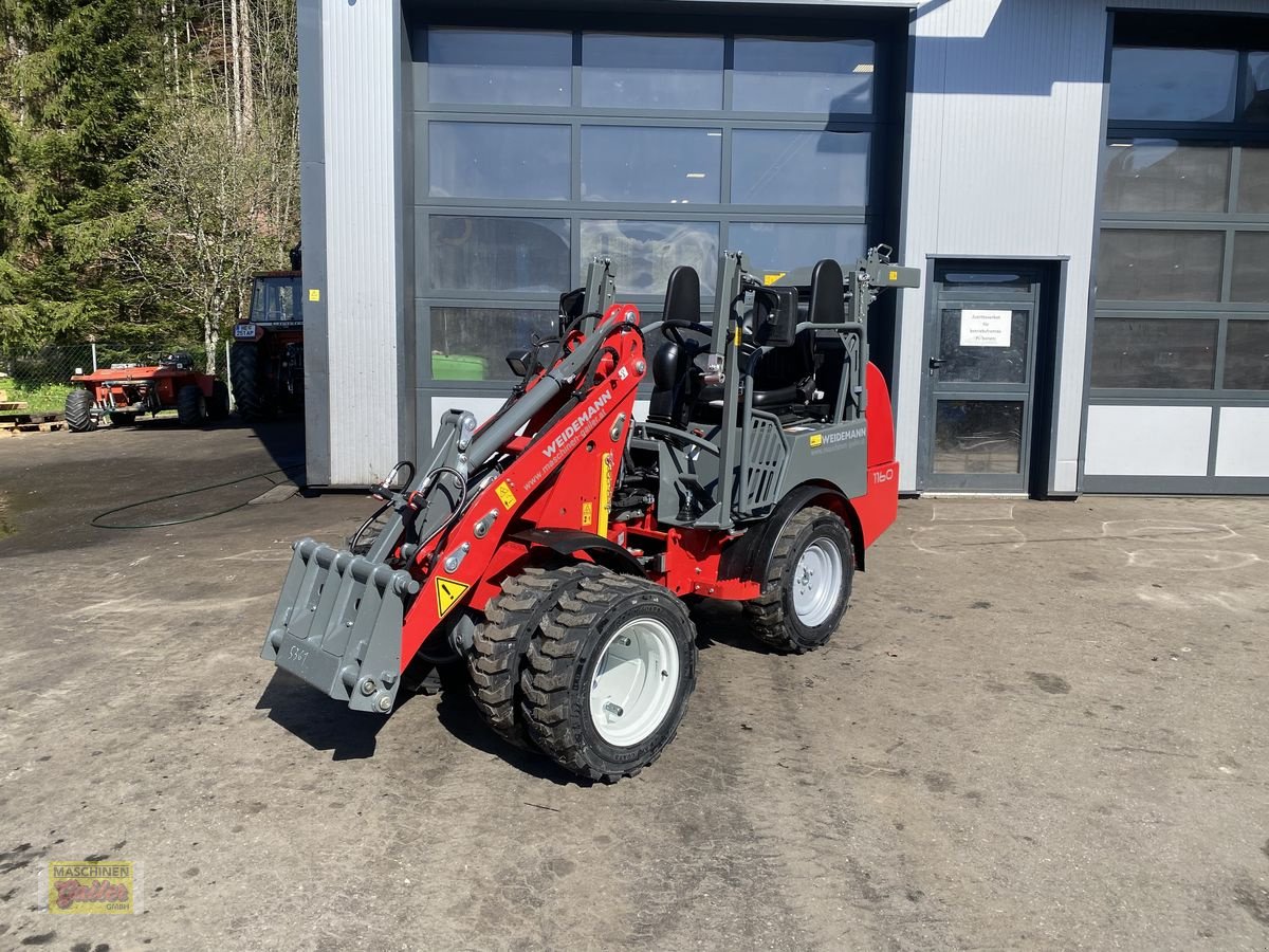 Hoflader a típus Weidemann  1160 mit Fahrerschutzdach, Neumaschine ekkor: Kötschach (Kép 22)