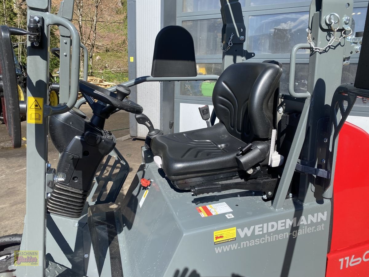 Hoflader a típus Weidemann  1160 mit Fahrerschutzdach, Neumaschine ekkor: Kötschach (Kép 12)