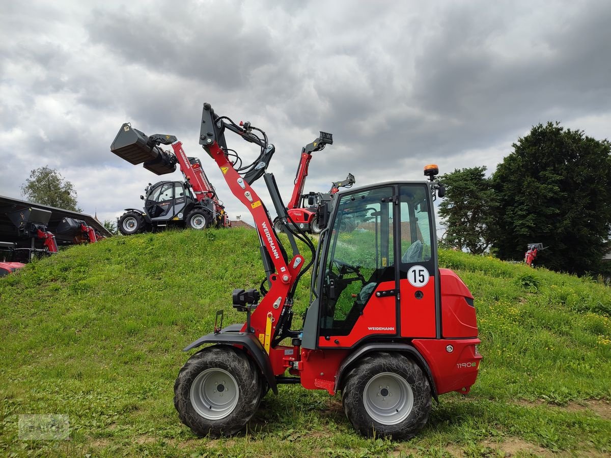 Hoflader a típus Weidemann  1190e Elektro mit Kabine, Neumaschine ekkor: Burgkirchen (Kép 17)