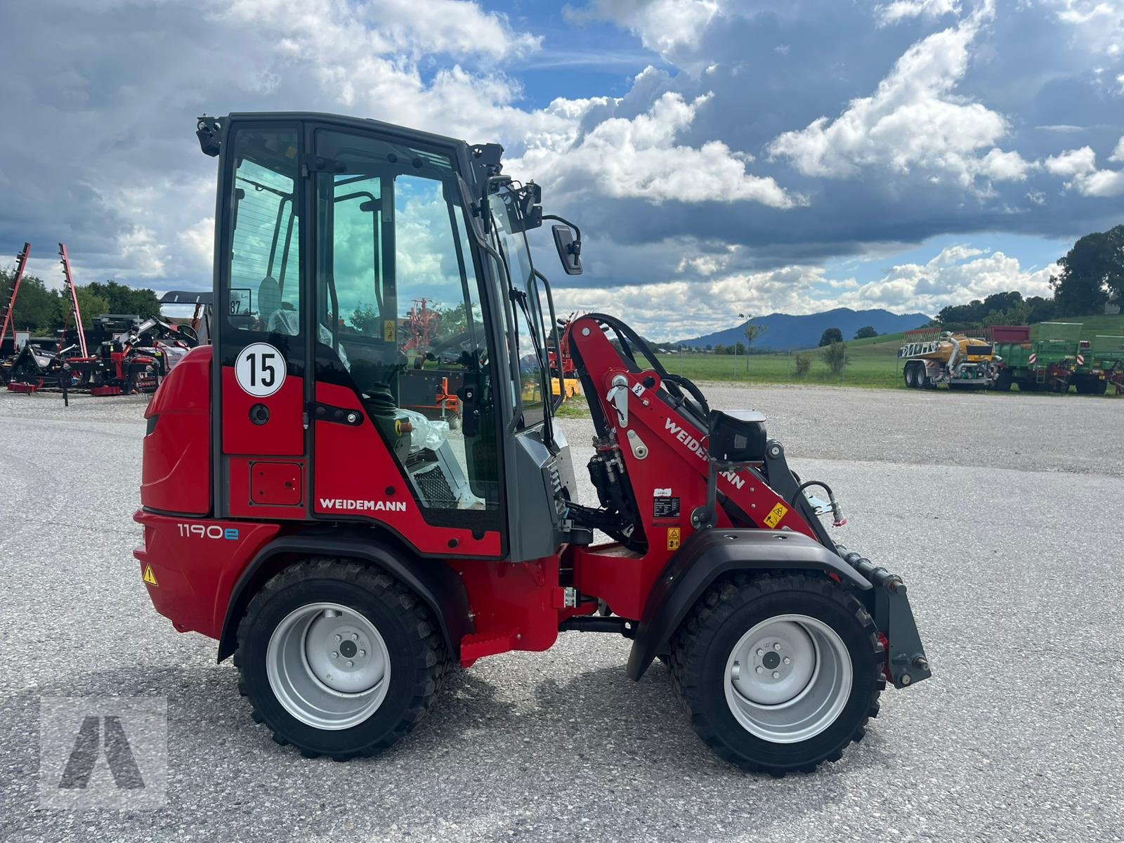Hoflader of the type Weidemann  1190E, Neumaschine in Schwabmünchen (Picture 2)