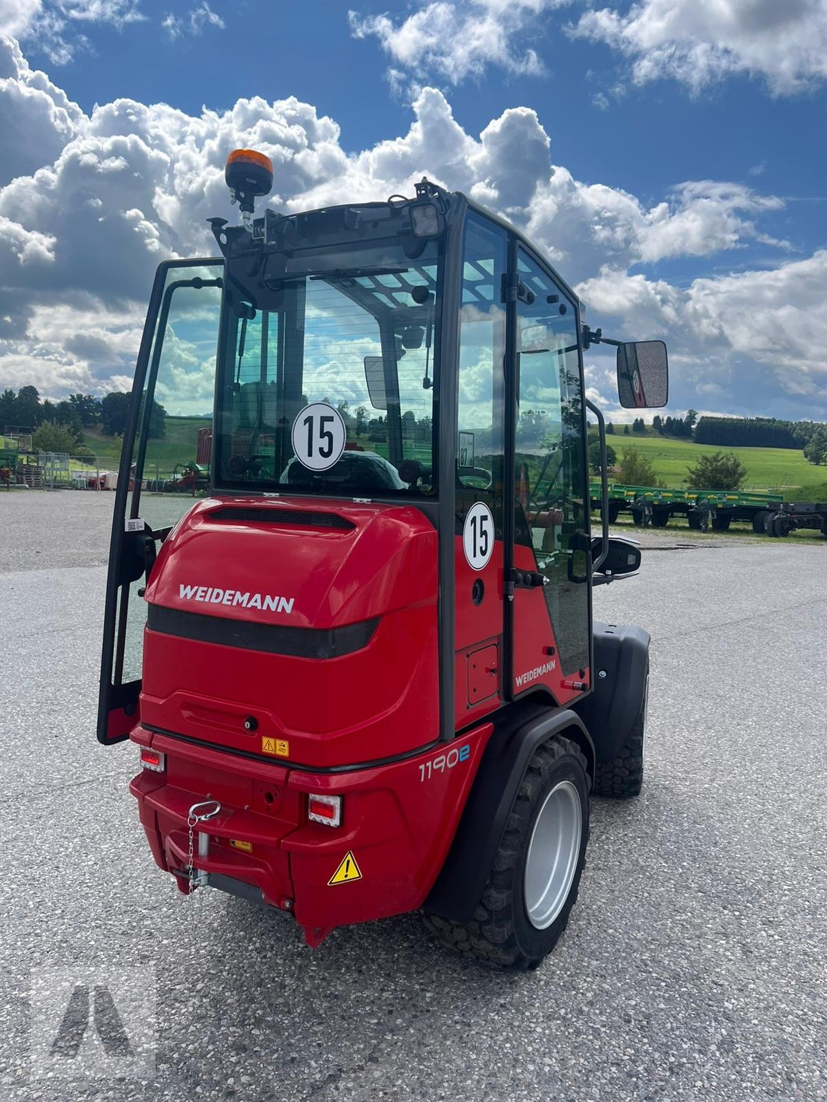 Hoflader of the type Weidemann  1190E, Neumaschine in Schwabmünchen (Picture 8)