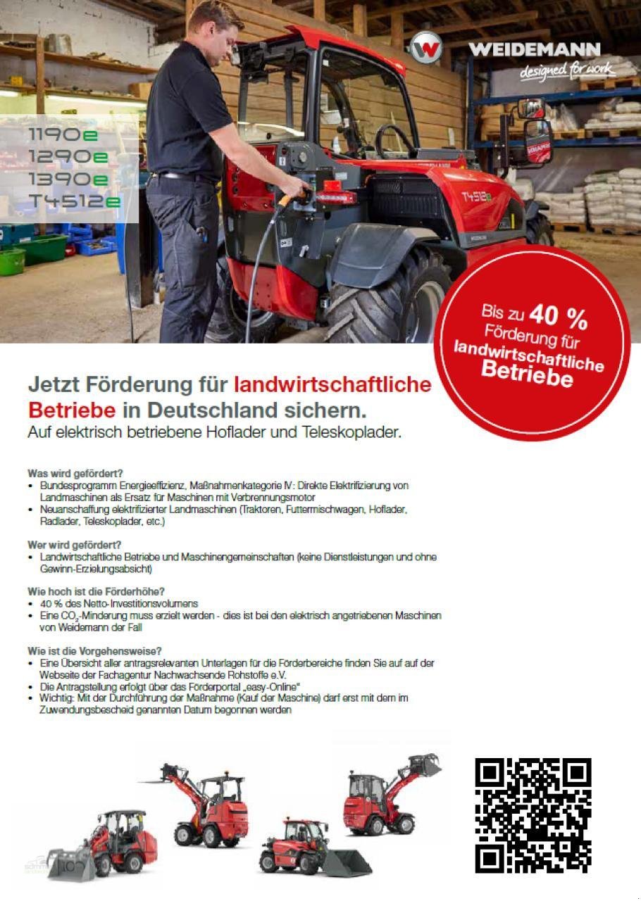 Hoflader typu Weidemann  1190e, Neumaschine v Eslohe–Bremke (Obrázek 2)