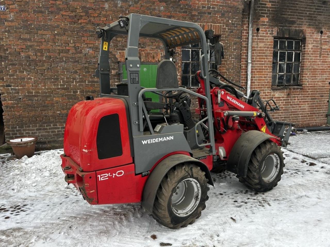 Hoflader van het type Weidemann  1240 CX RADLADER, Gebrauchtmaschine in Drebber (Foto 3)