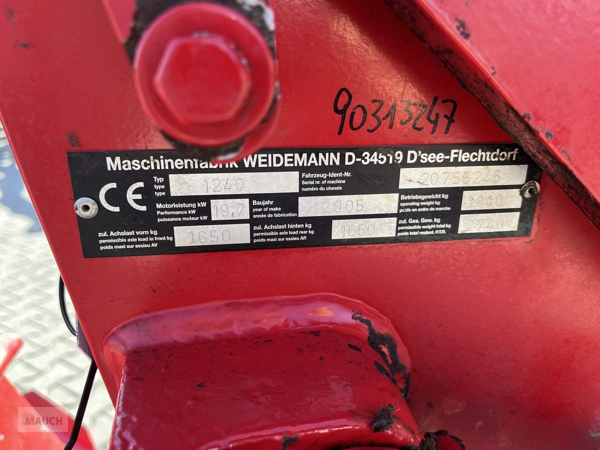 Hoflader tip Weidemann  1240P27 mit Hydrostat & Joystick, Gebrauchtmaschine in Burgkirchen (Poză 14)