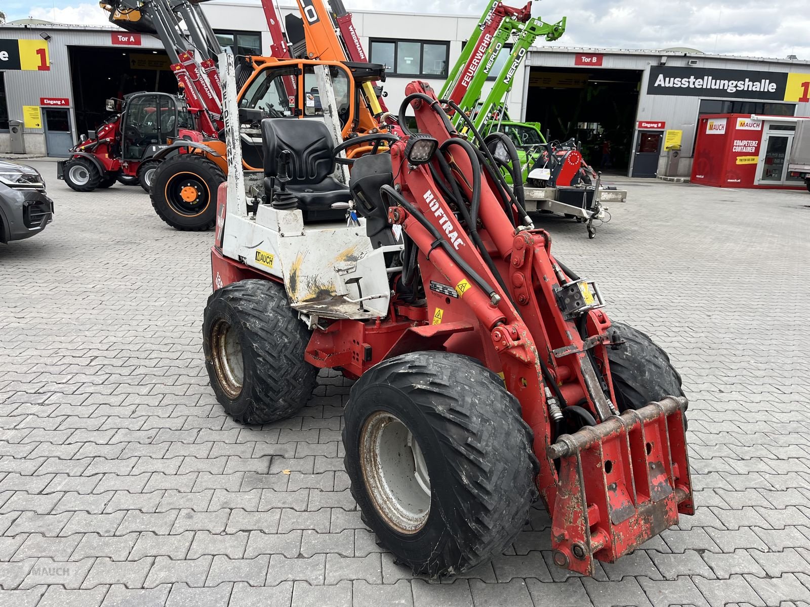 Hoflader of the type Weidemann  1255P33 Kardanwelle, Hydrostat, Joystick, Gebrauchtmaschine in Burgkirchen (Picture 1)