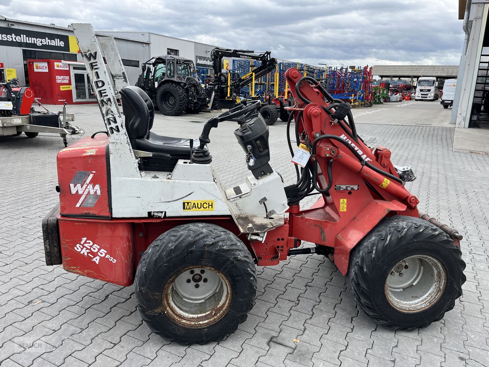 Hoflader of the type Weidemann  1255P33 Kardanwelle, Hydrostat, Joystick, Gebrauchtmaschine in Burgkirchen (Picture 4)