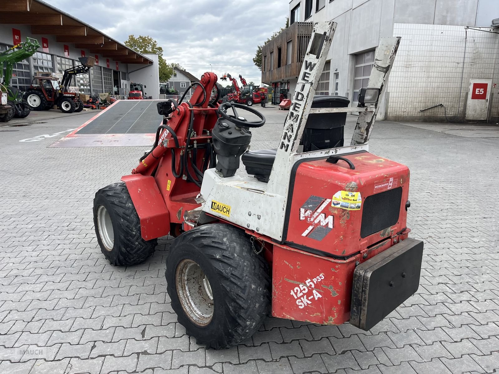 Hoflader of the type Weidemann  1255P33 Kardanwelle, Hydrostat, Joystick, Gebrauchtmaschine in Burgkirchen (Picture 2)
