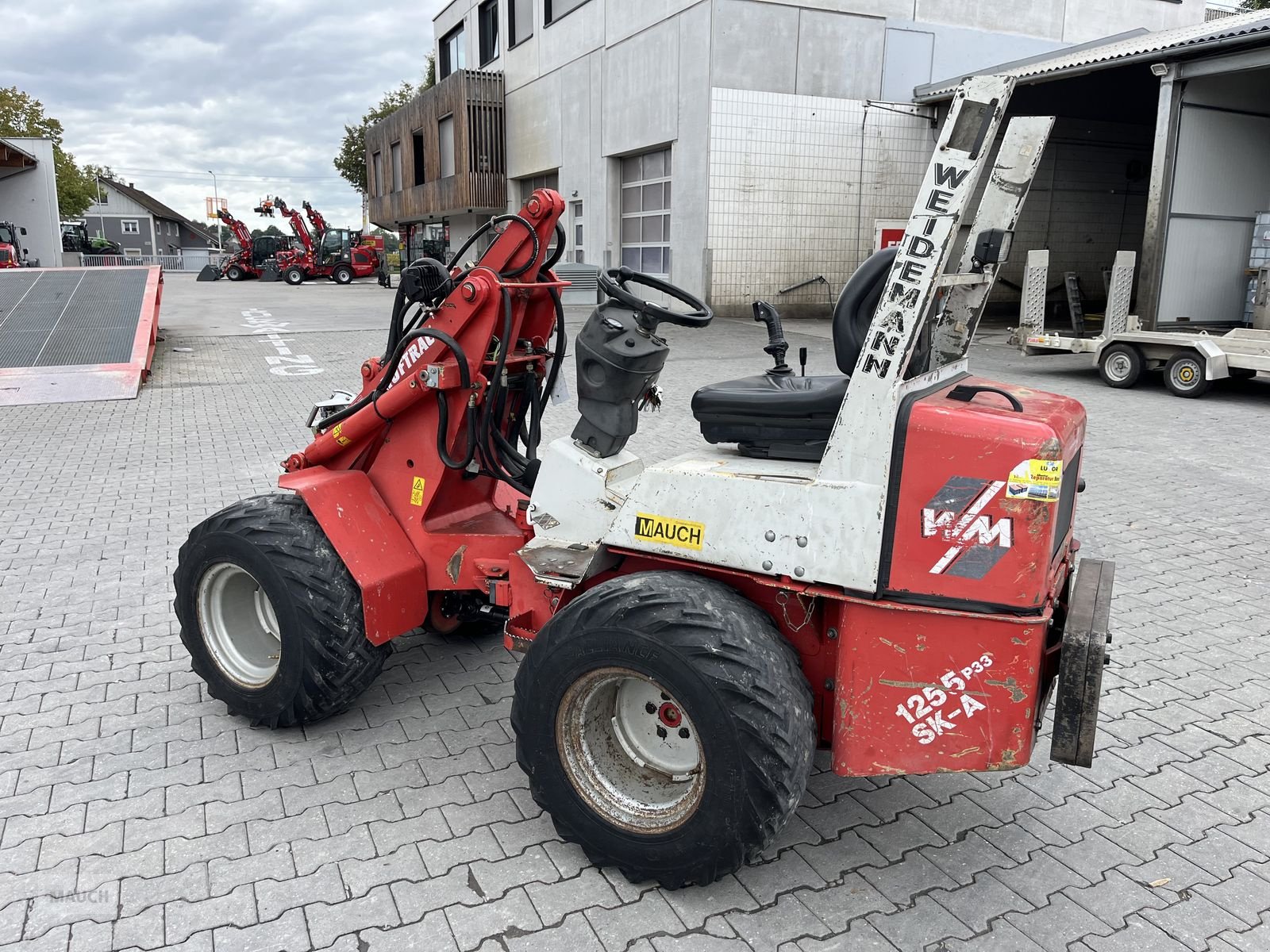 Hoflader of the type Weidemann  1255P33 Kardanwelle, Hydrostat, Joystick, Gebrauchtmaschine in Burgkirchen (Picture 3)