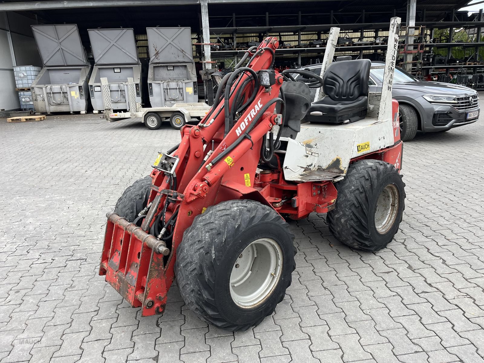 Hoflader of the type Weidemann  1255P33 Kardanwelle, Hydrostat, Joystick, Gebrauchtmaschine in Burgkirchen (Picture 12)
