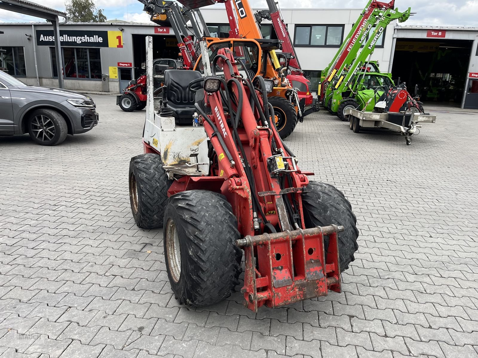 Hoflader of the type Weidemann  1255P33 Kardanwelle, Hydrostat, Joystick, Gebrauchtmaschine in Burgkirchen (Picture 8)