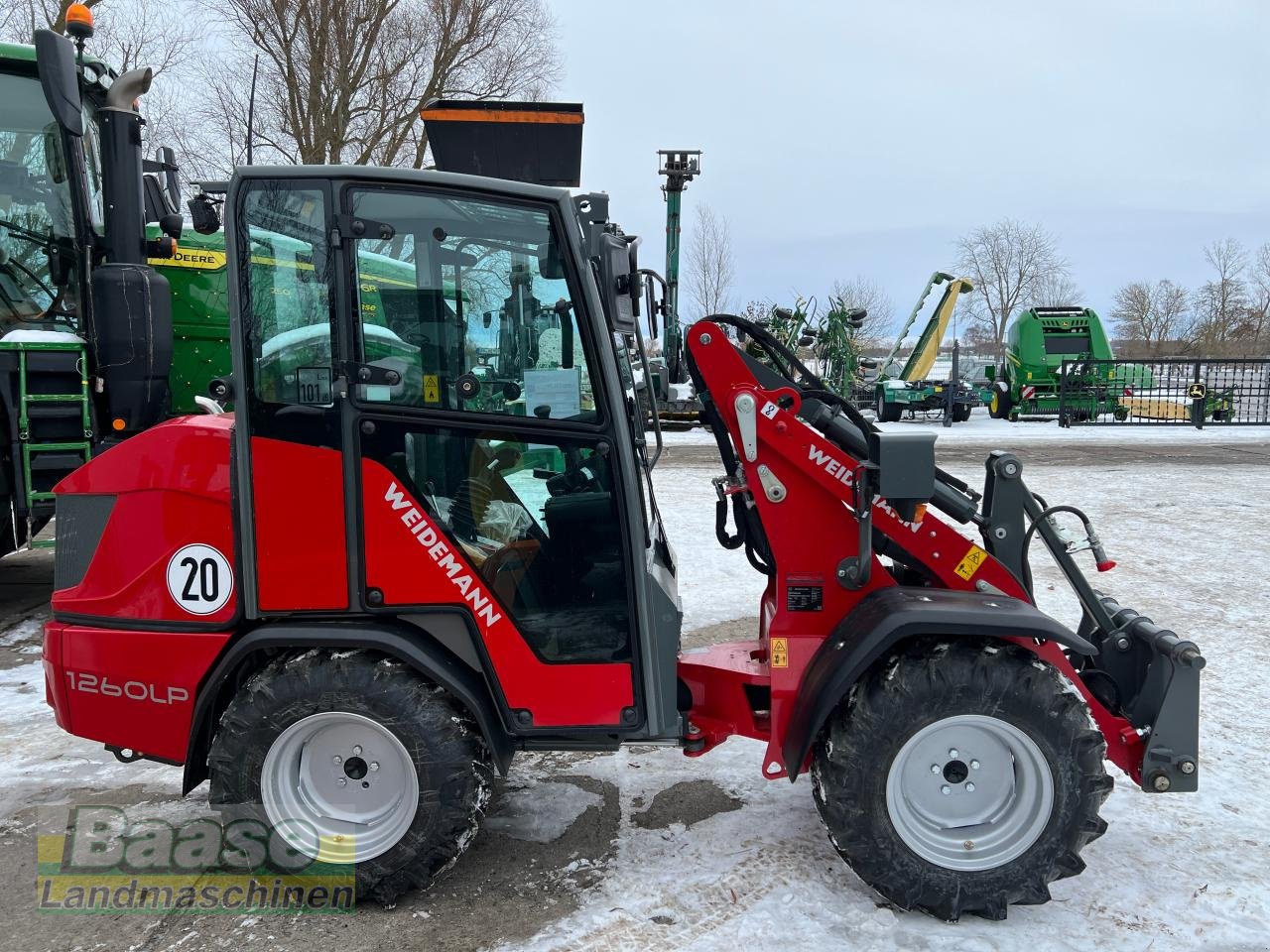 Hoflader of the type Weidemann  1260LP Kabine StVZO, Vorführmaschine in Holthof (Picture 7)