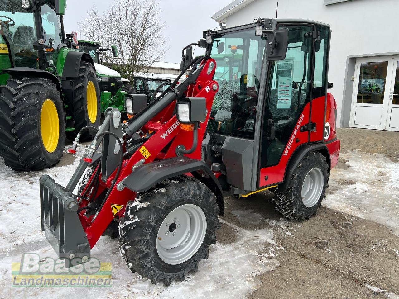 Hoflader of the type Weidemann  1260LP Kabine StVZO, Vorführmaschine in Holthof (Picture 10)