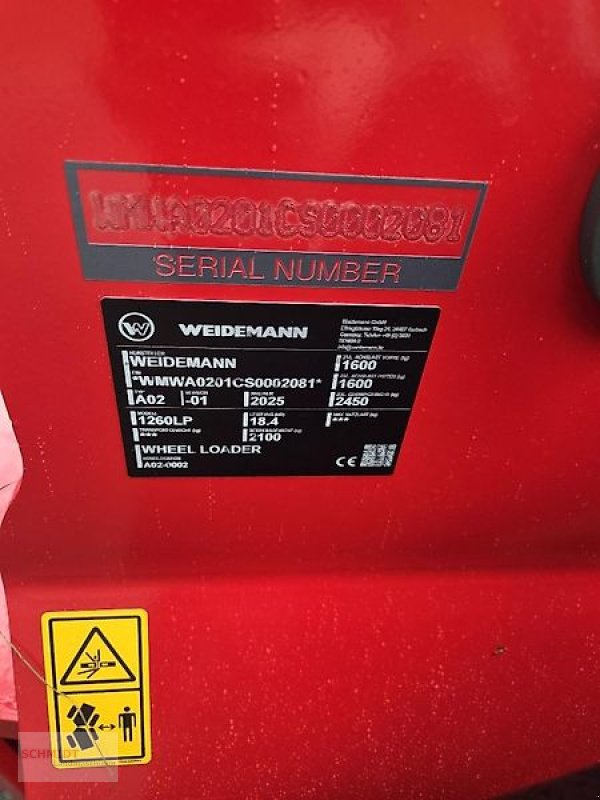 Hoflader typu Weidemann  1260LP, Vorführmaschine v Uelzen (Obrázok 4)