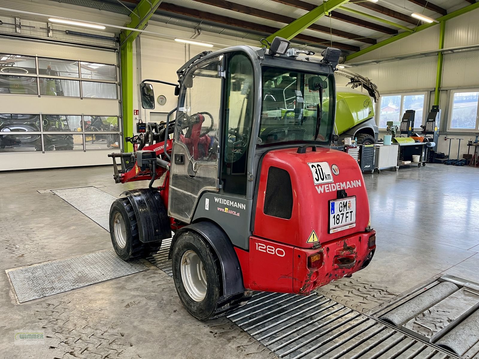 Hoflader Türe ait Weidemann  1280 - Radlader / Haflader, Gebrauchtmaschine içinde Kematen (resim 5)