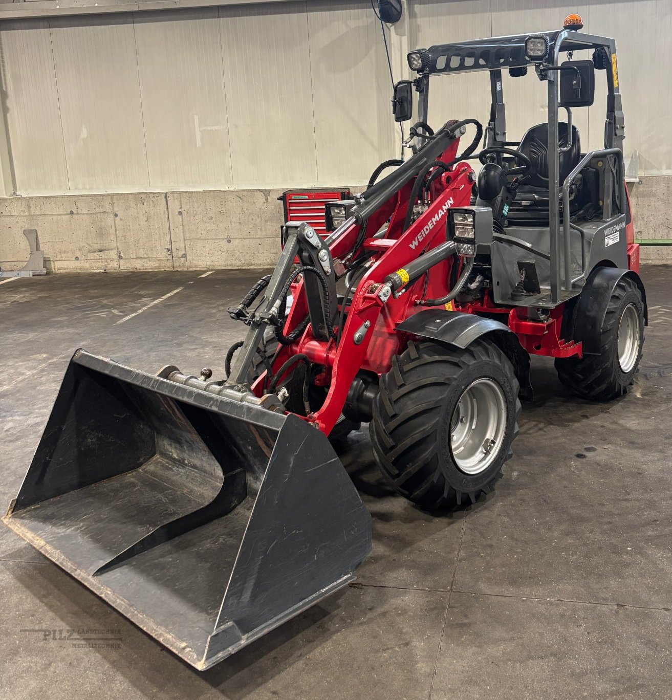 Hoflader Türe ait Weidemann  1280, Gebrauchtmaschine içinde Pabneukirchen (resim 1)