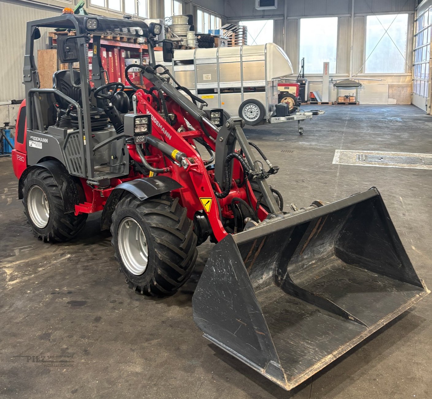 Hoflader Türe ait Weidemann  1280, Gebrauchtmaschine içinde Pabneukirchen (resim 2)