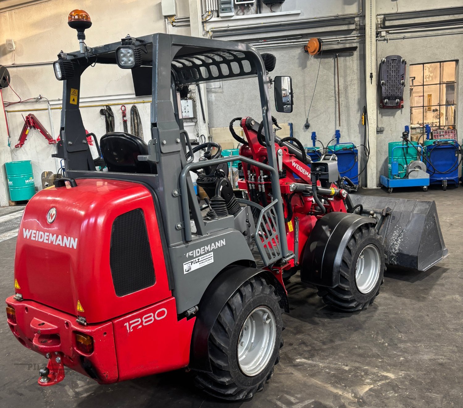 Hoflader Türe ait Weidemann  1280, Gebrauchtmaschine içinde Pabneukirchen (resim 3)