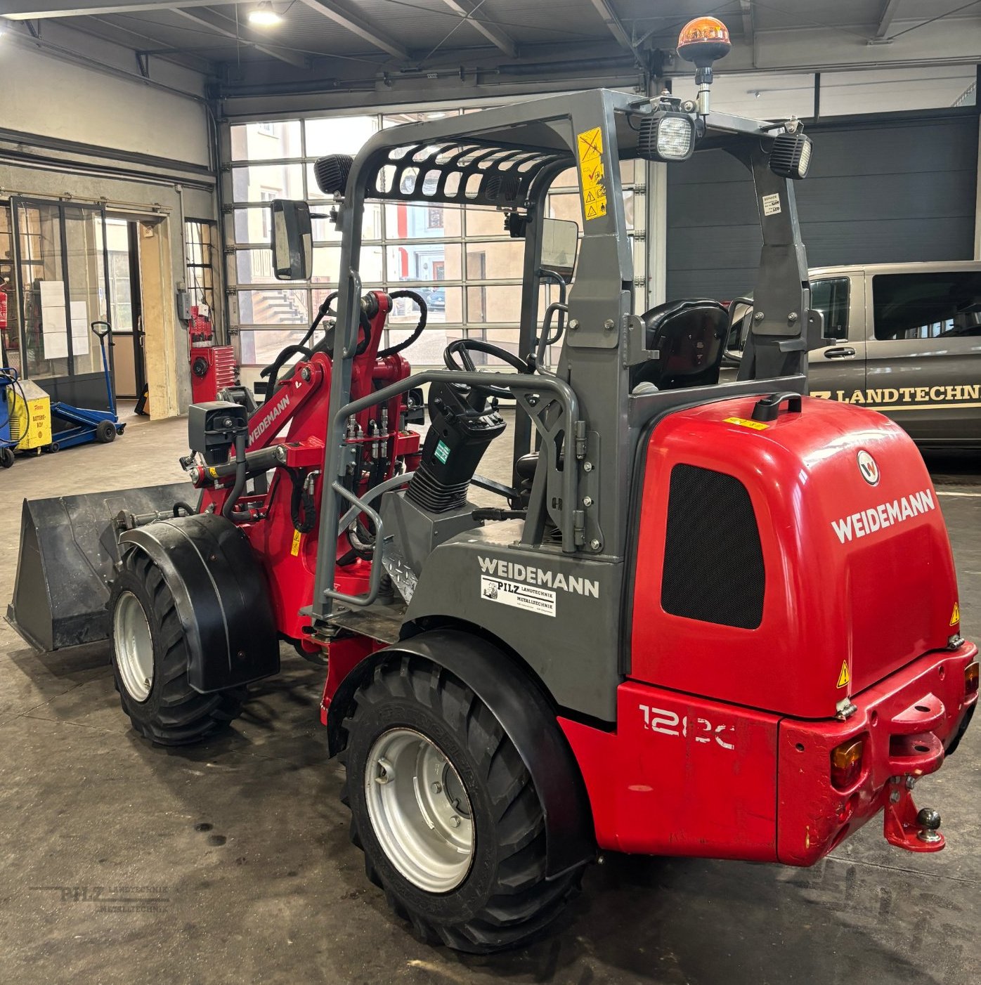 Hoflader Türe ait Weidemann  1280, Gebrauchtmaschine içinde Pabneukirchen (resim 4)