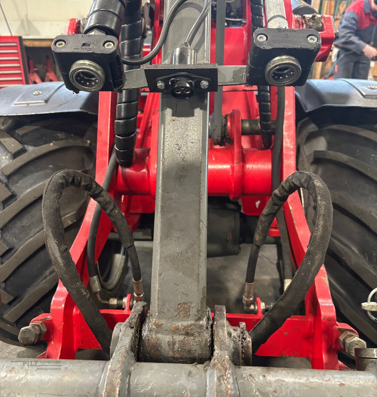 Hoflader Türe ait Weidemann  1280, Gebrauchtmaschine içinde Pabneukirchen (resim 14)