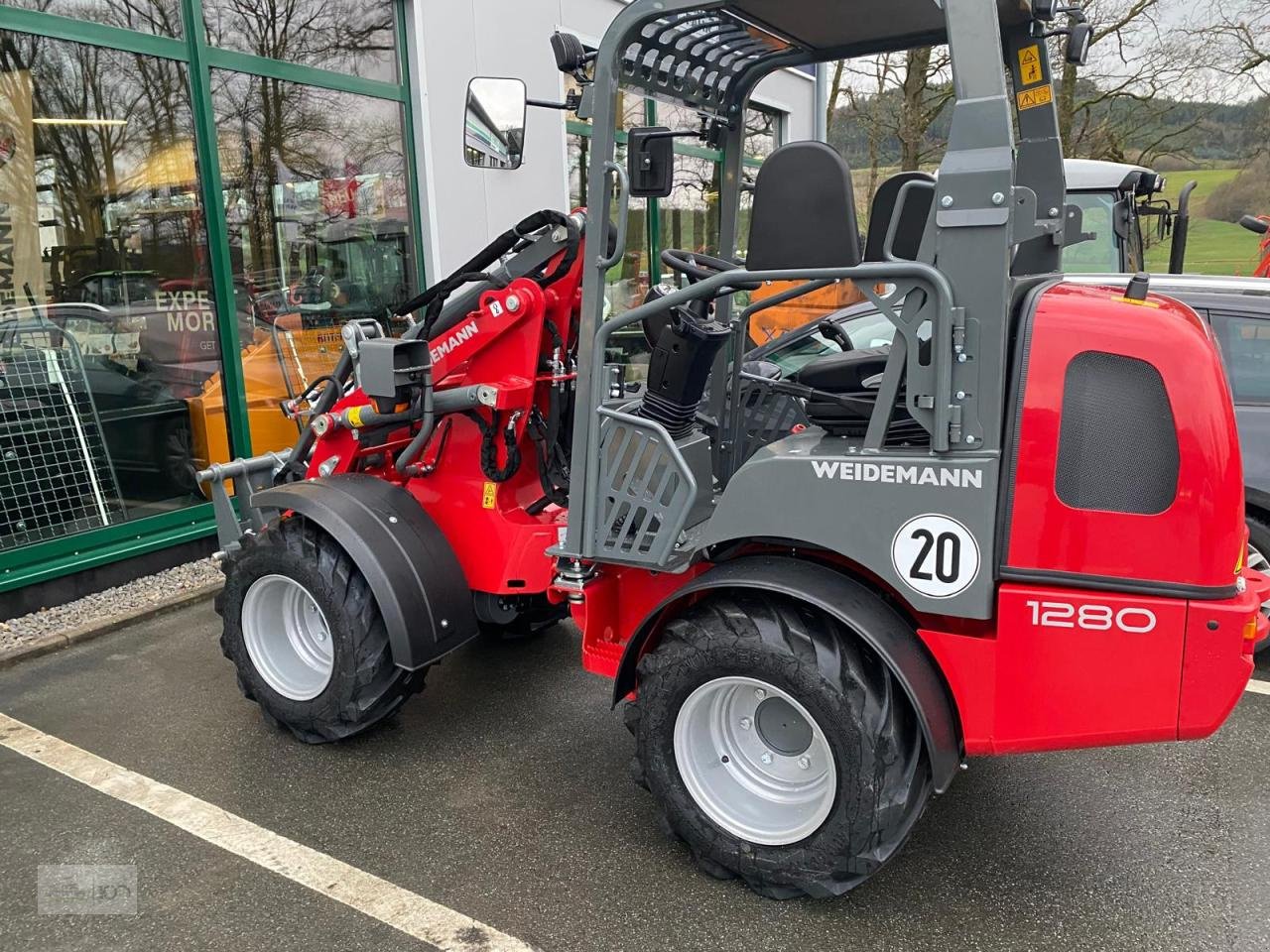 Hoflader tip Weidemann  1280, Neumaschine in Eslohe–Bremke (Poză 1)